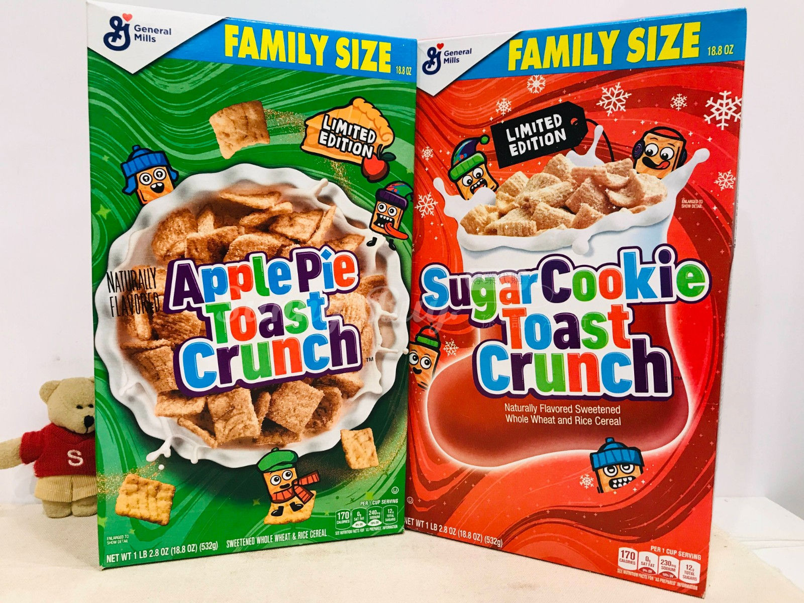 【Sunny Buy】General Mills Sugar Cookie/Apple Pie Toast Crunch 18.8oz