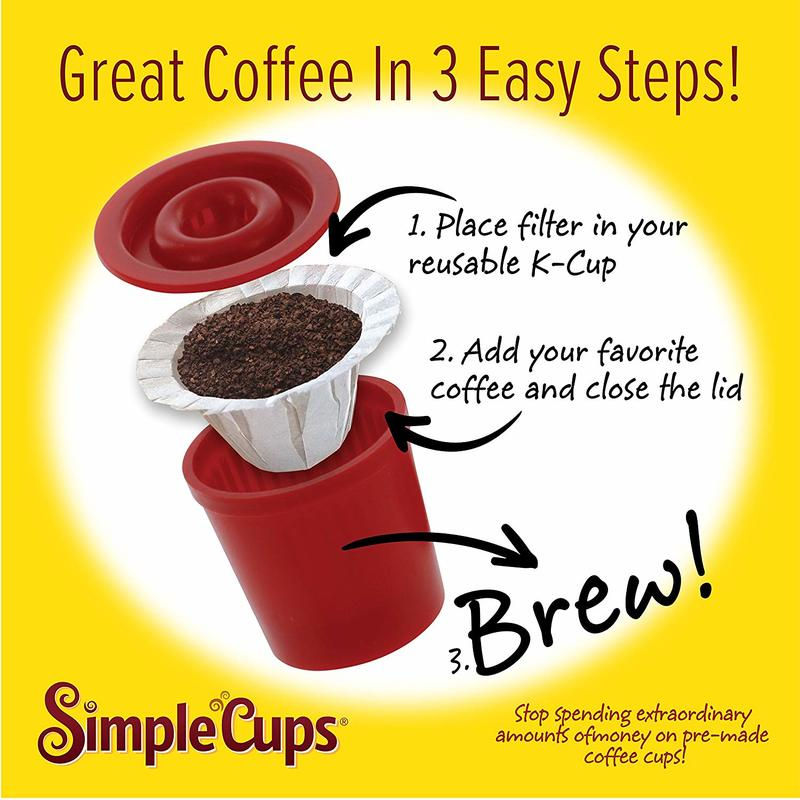 Thumbnail: 【Sunny Buy】Simple Cups Reusable Coffee K-Cups 50 Filters