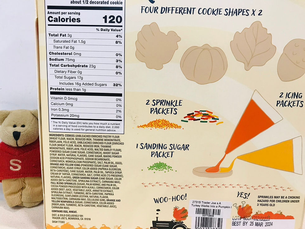 Thumbnail: 【Sunny Buy】Trader Joe's A Turkey Walks Into a Pumpkin Patch Cookie Kit 18.8oz