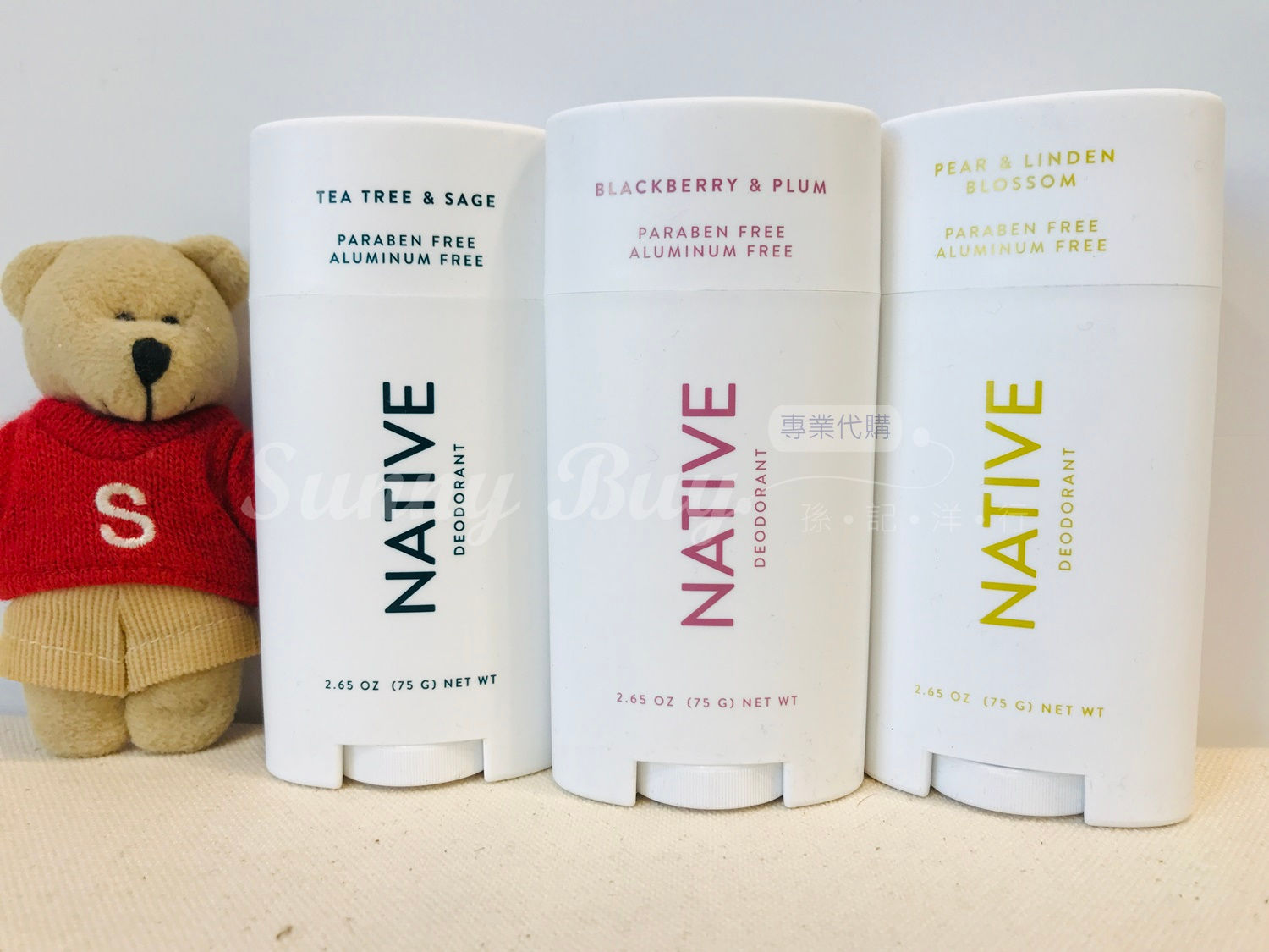 【Sunny Buy】Native Deodorant 2.65 oz