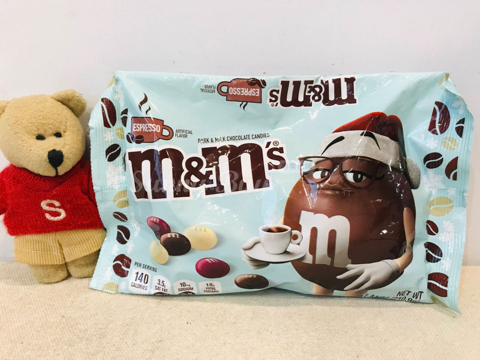 【Sunny Buy】M&M's Milk & Dark Chocolate Espresso Christmas Candy 7.44 oz(#24409)