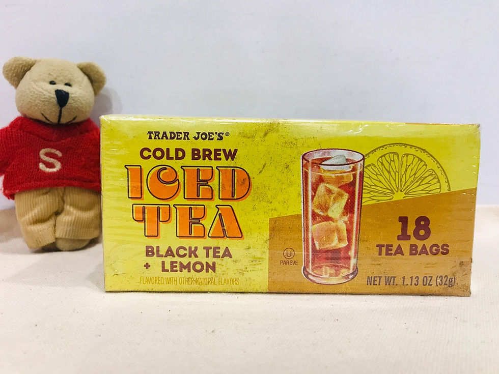 【Sunny Buy】Trader Joe's Cold Brew Iced Tea Black Tea + Lemon 18 bags 1