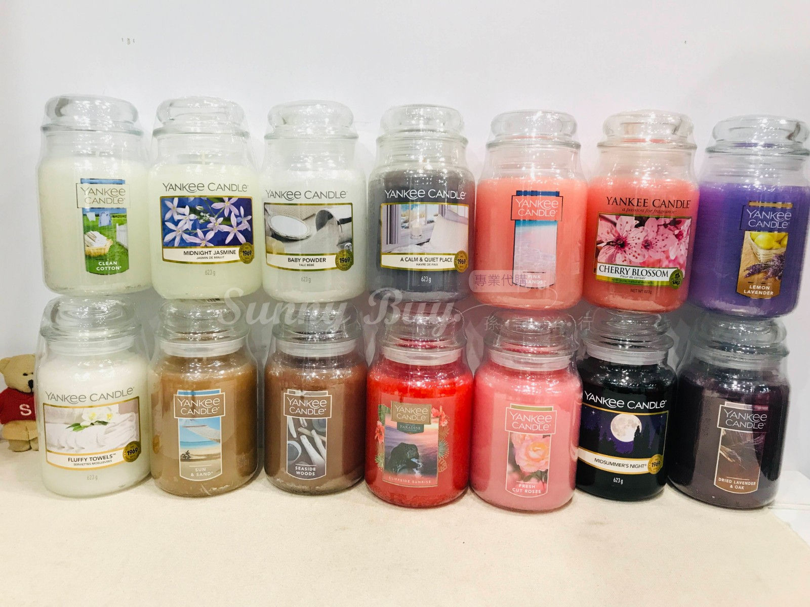 【Sunny Buy】Yankee Candle 22oz Big Glass Jar (14 Scents)