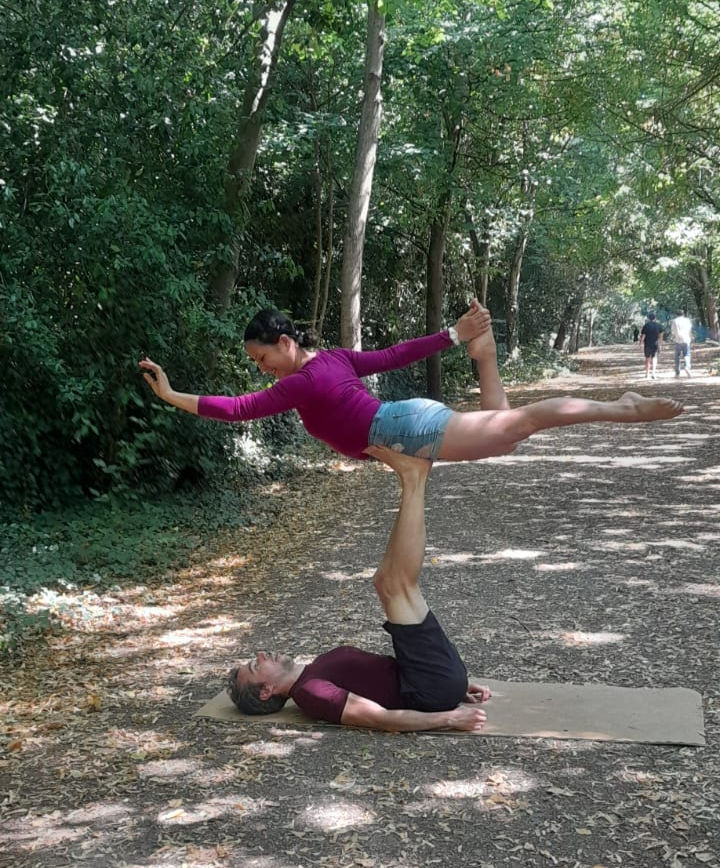 From Bird, to half bow pose