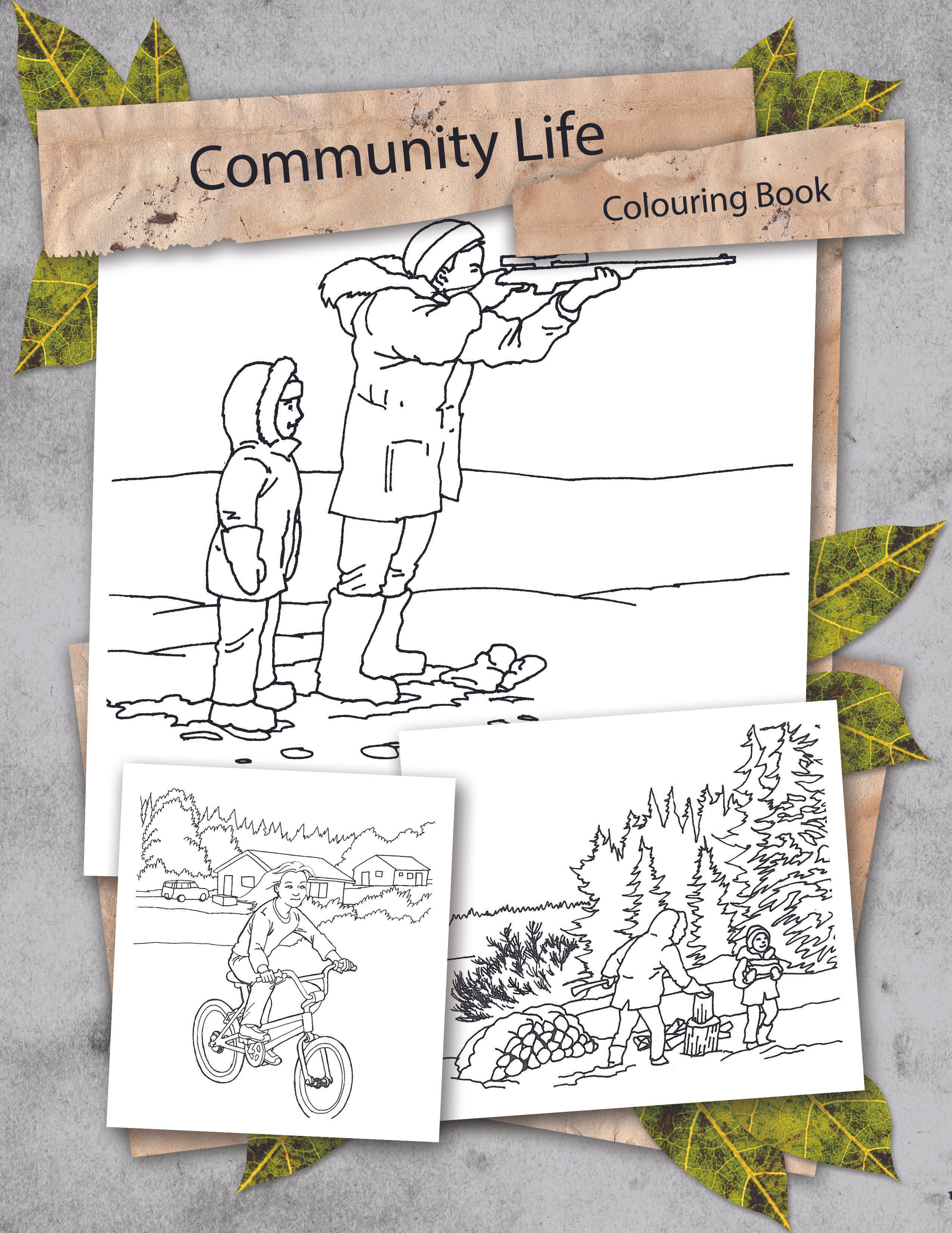 Community Life Colouring Book