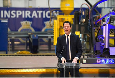 Cut Steel on HMS Warspite, Latest Nuclear Deterrent Submarine