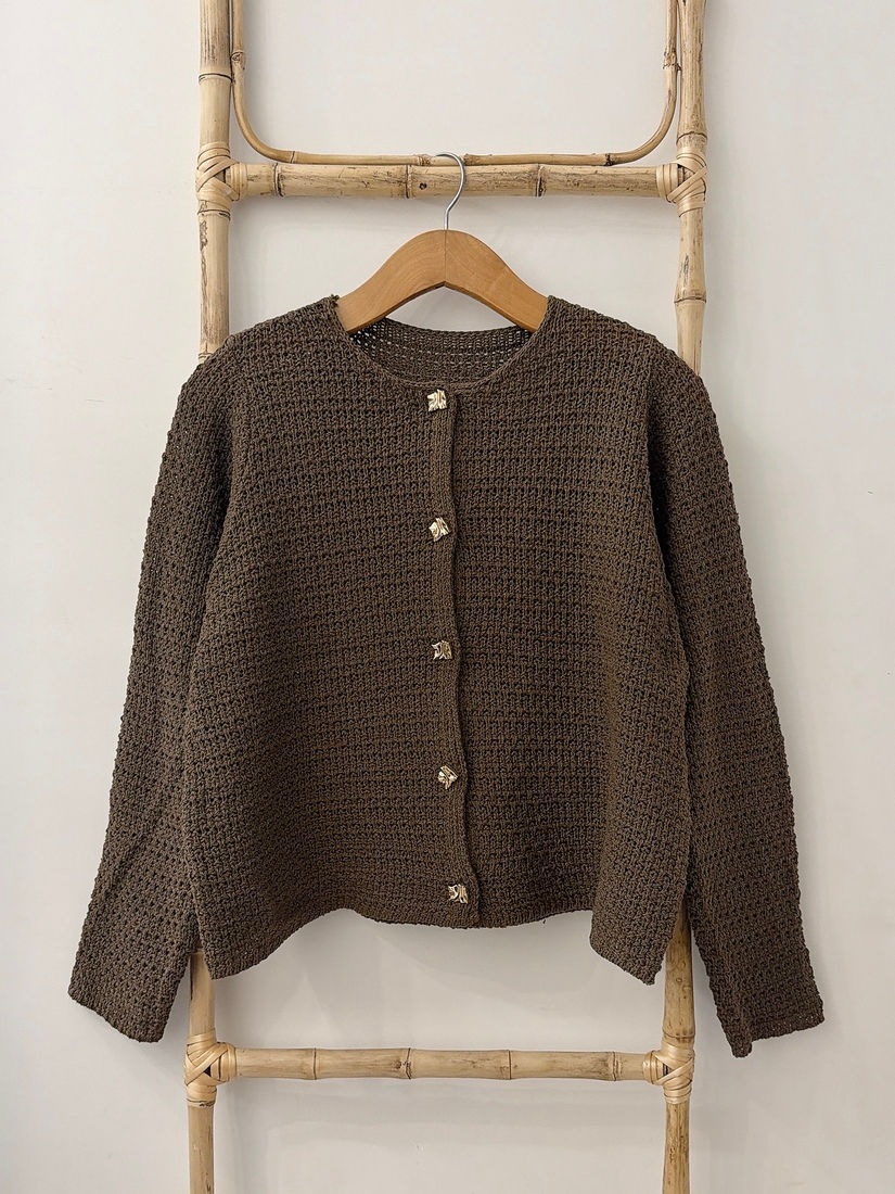Miniatura: Cardigan calado