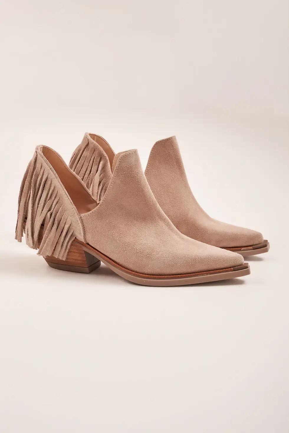 Miniatura: Bota corta texana flecos 