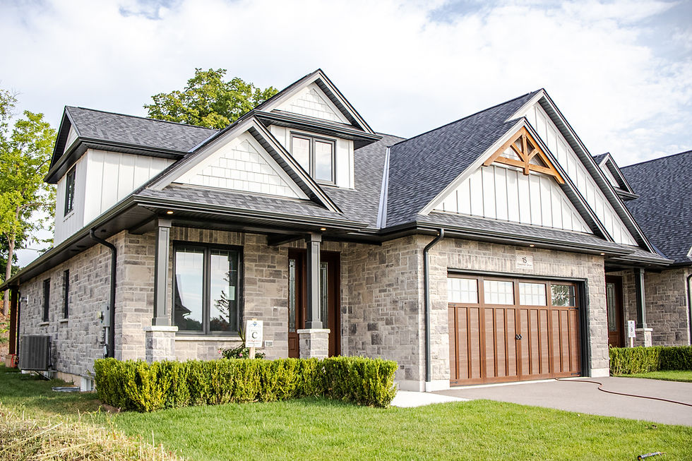 brick and stone house