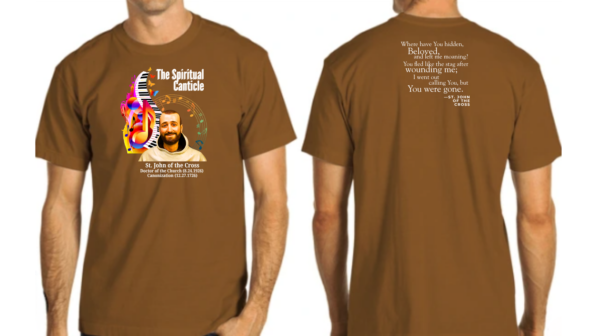 St. John of the Cross Tshirt (Brown)