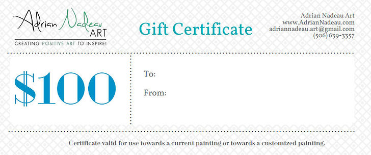 certificate.jpgAbstract Art, Saint John, New Brunswick | Gift Certificates