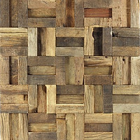 thin rectangular strips pieced together in a grid all with various colours and fading