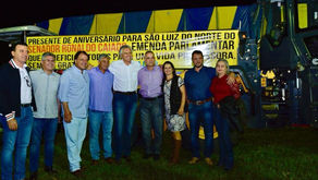 Em municípios da região norte visita lideranças, entrega benefícios e se compromete na construção do