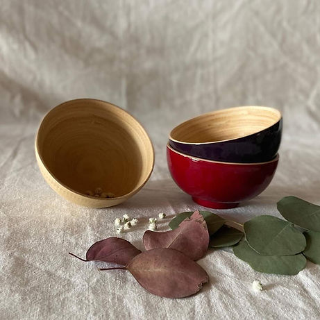 Bamboo Natural and Lacquer Utensils