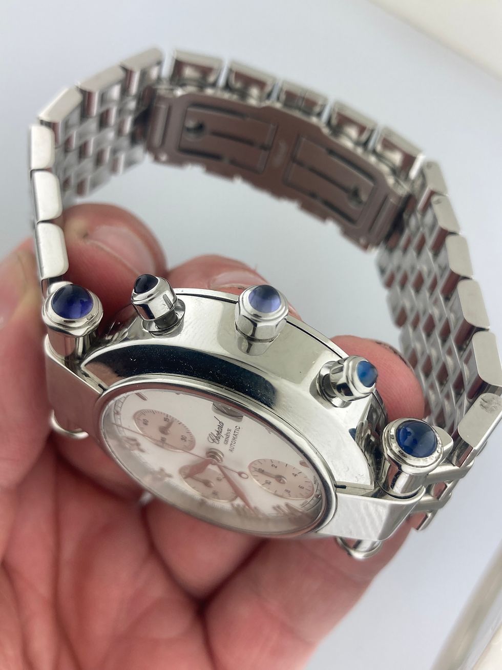 Thumbnail: Chopard Imperiale Chronograph 37mm 37/8209-33 White Roman Dial Automatic Date