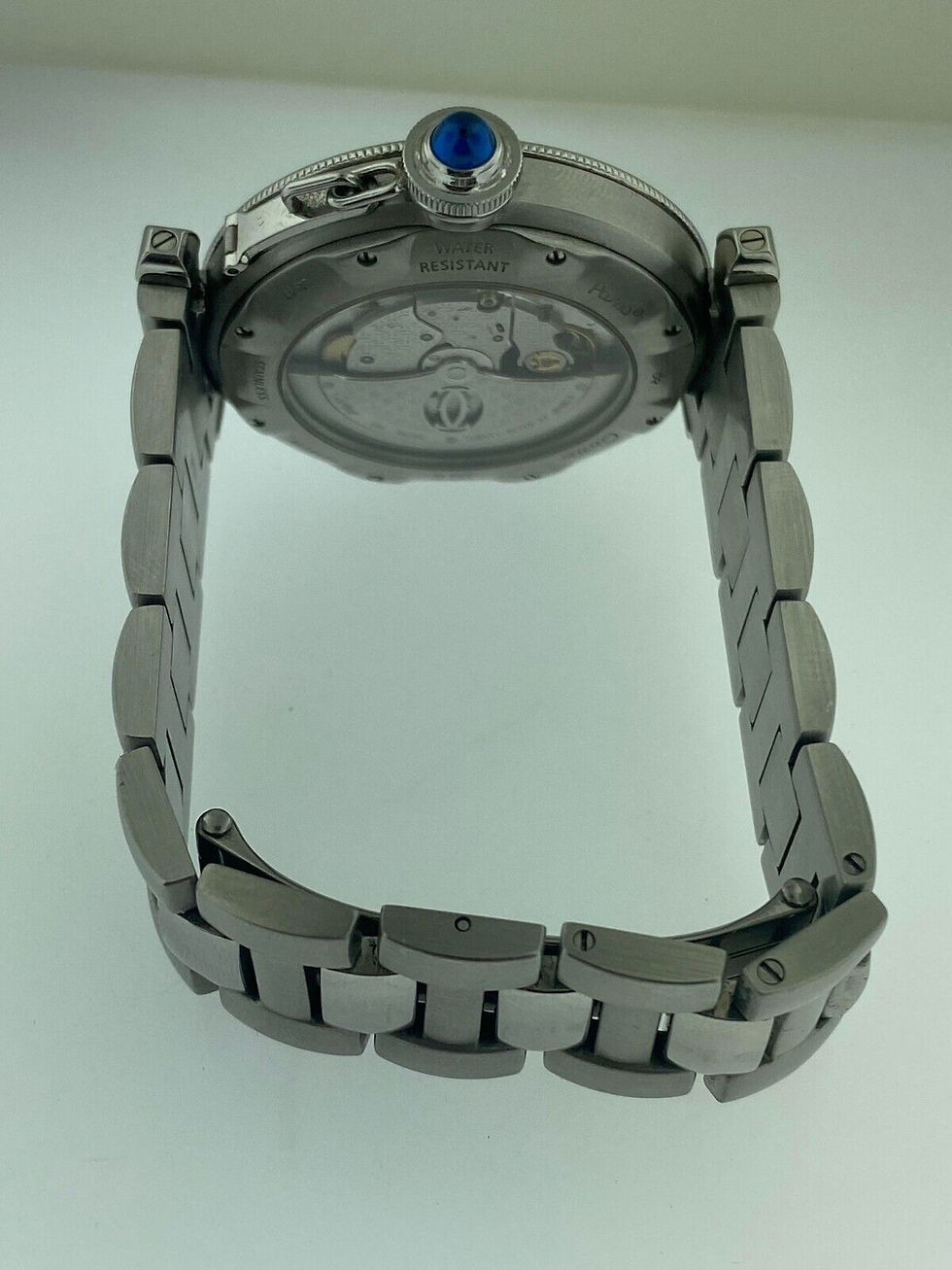 Thumbnail: Cartier #2378 Pasha 38mm Automatic Open Skeleton Back #W31059H3 Date Indicator