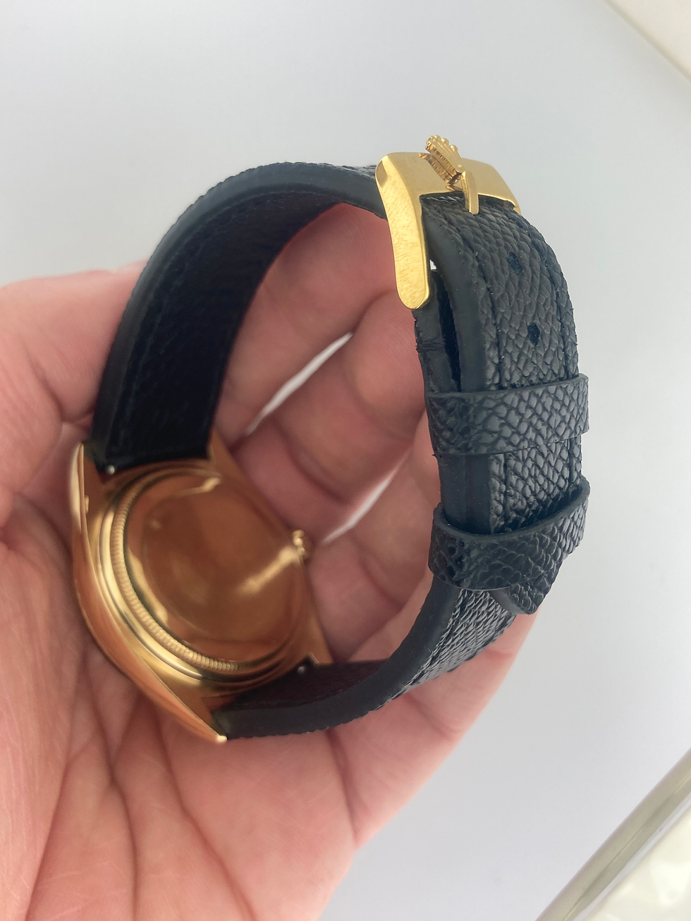 Thumbnail: Rolex 36mm 1803 Day Date President 18k Solid Yellow Gold Black Diamond Dial  Aut