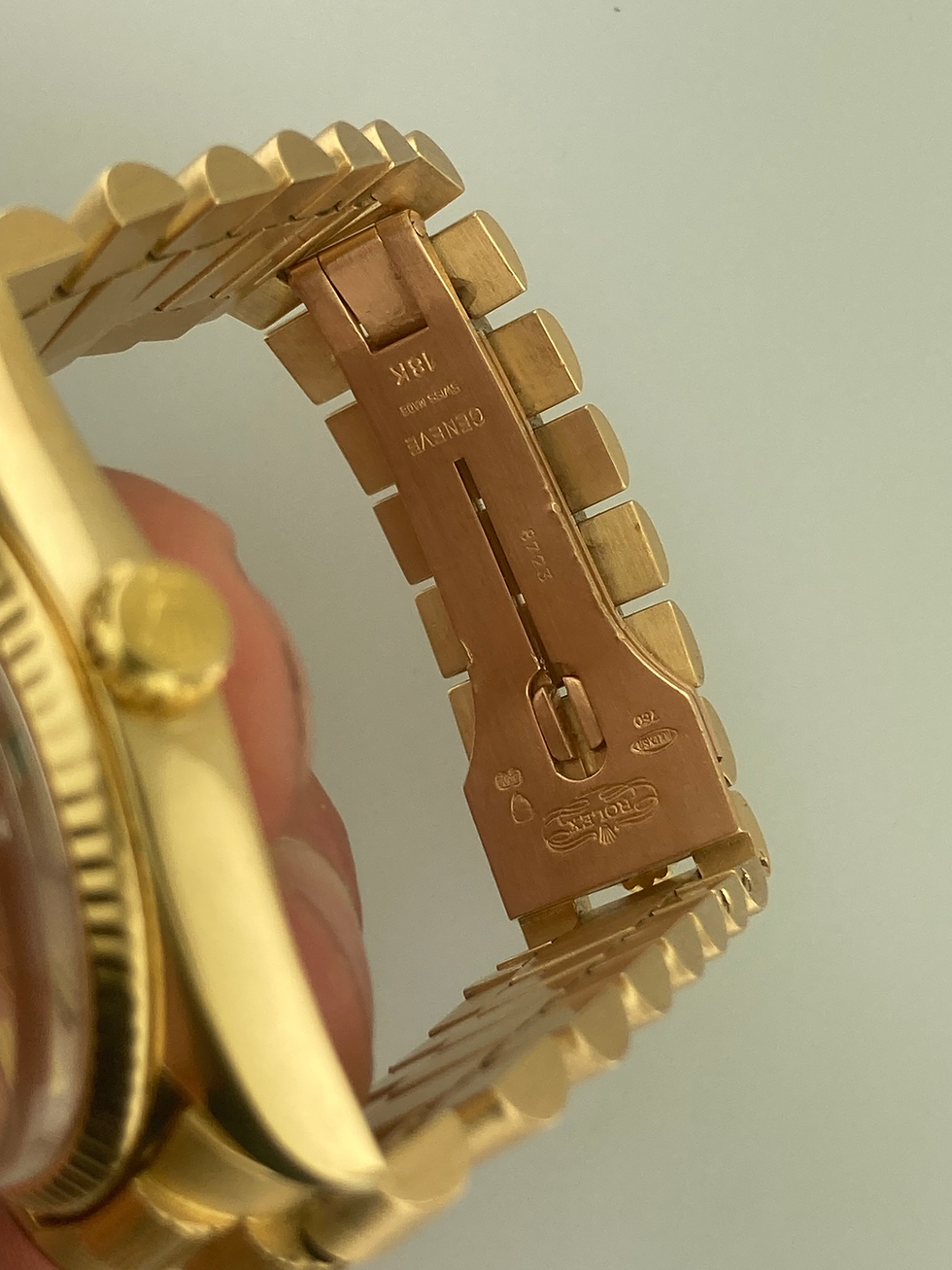 Thumbnail: Rolex 36mm President 1803 Day Date 18K Yellow Gold 1807 Bark DayDate Vintage 197