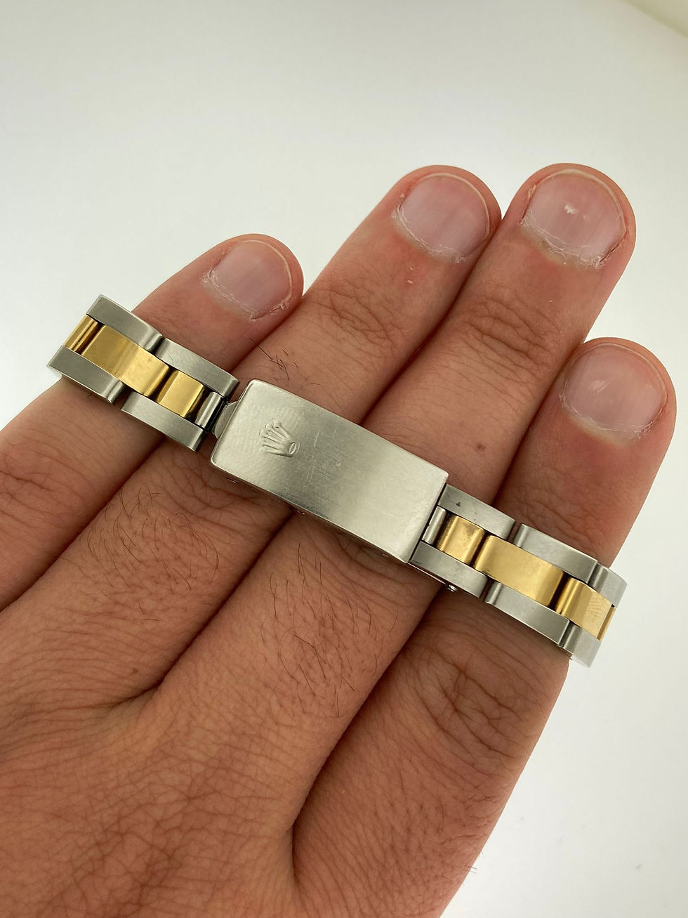 Thumbnail: Rolex Ladies #67183 Oyster 24mm Perpetual Automatic Black Dial 18K Yellow Gold