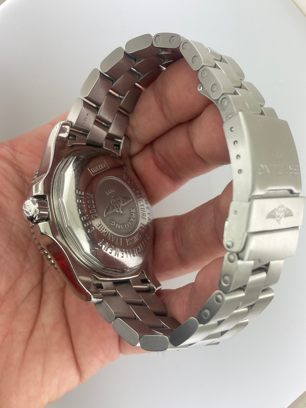 Thumbnail: Breitling 44mm Super Ocean A17391 Steel Black Dial Bezel Automatic Date Diver