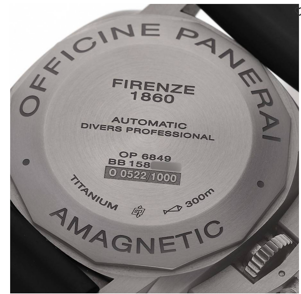 Thumbnail: Panerai 47mm Luminor Submersible PAM00389 Titanium Amagnetic Automatic PAM 389