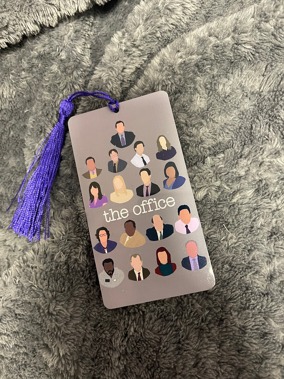 The Office inspired aluminium bookmark