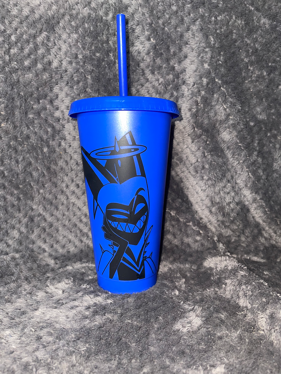 Thumbnail: Hazbin Hotel silhouette 24oz cold cup