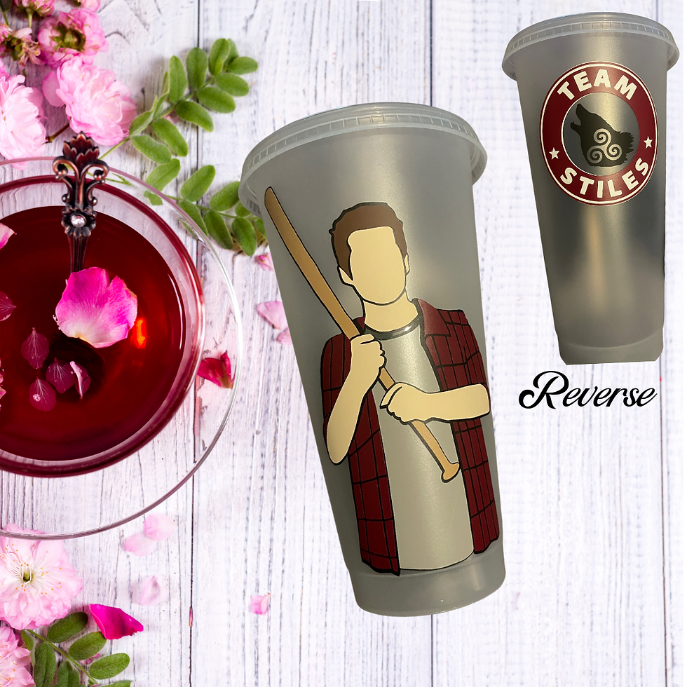 Stiles with bat Teen Wolf Character Cup 24oz