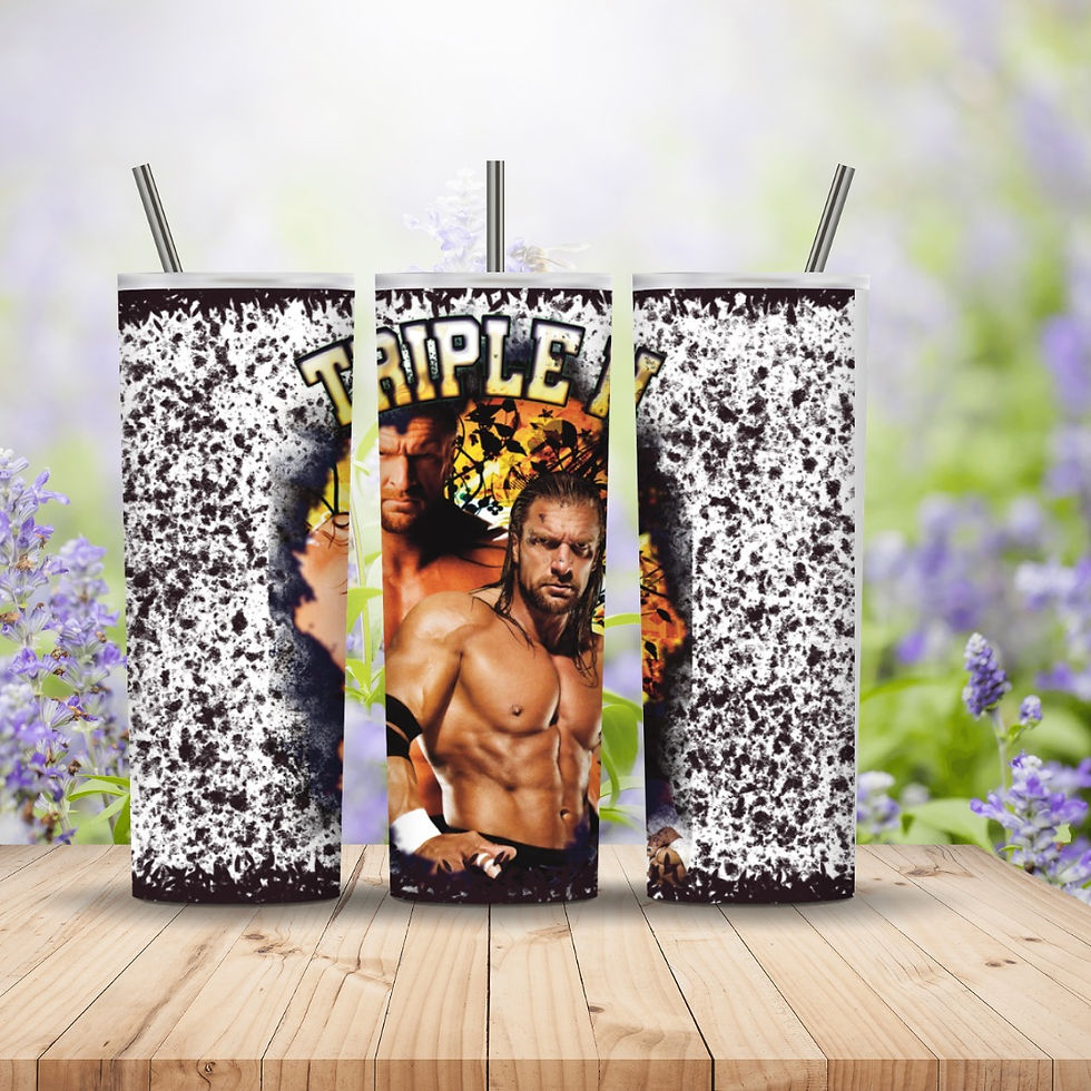 Triple H inspired 20oz insulated tumbler