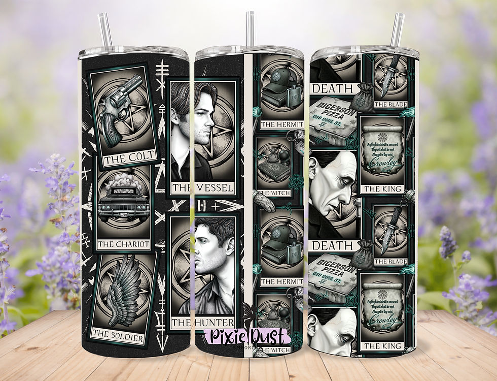 Thumbnail: Supernatural tarot 20oz insulated tumbler 