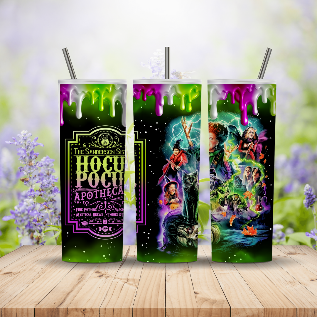 Neon Hocus Pocus 20oz Tumbler