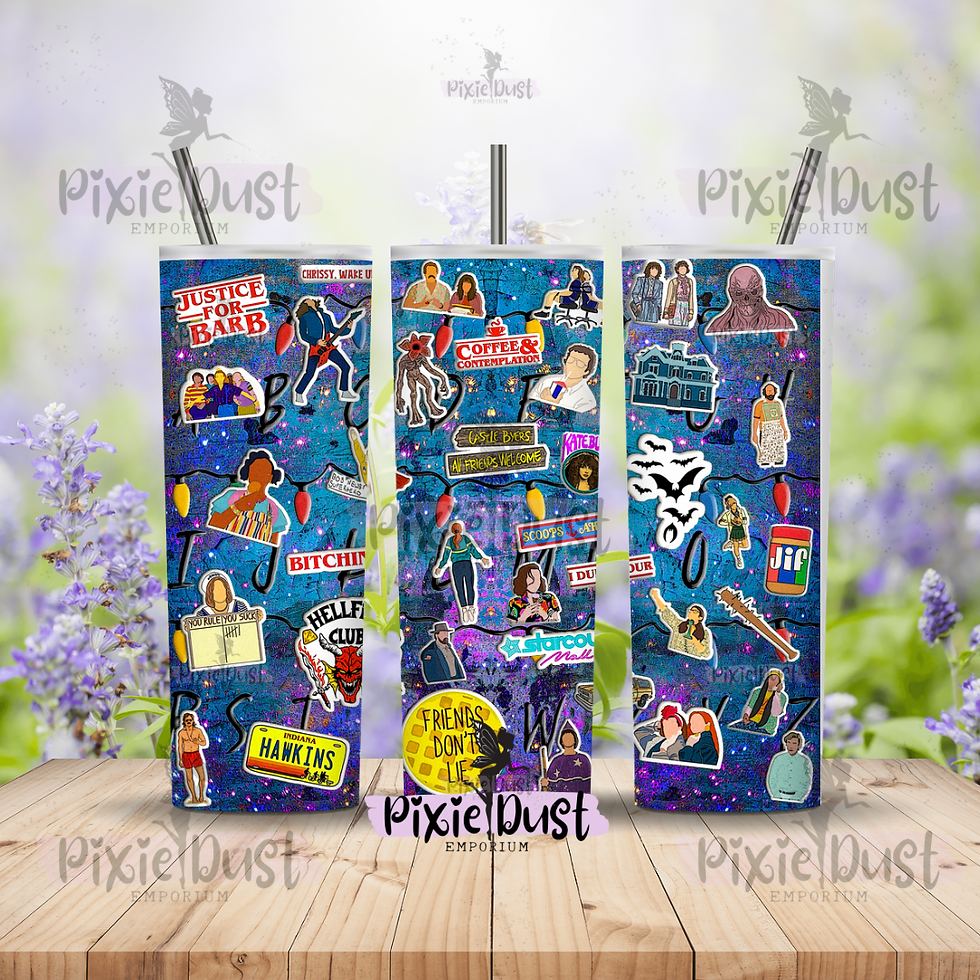 Stranger things iconic faceless 20oz tumbler