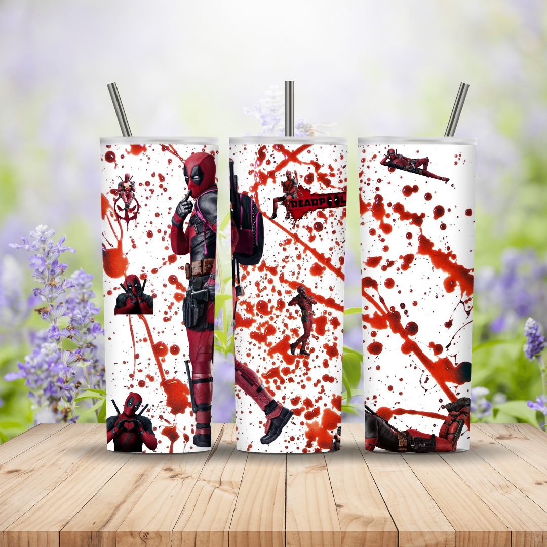 Deadpool inspired 20oz Tumbler