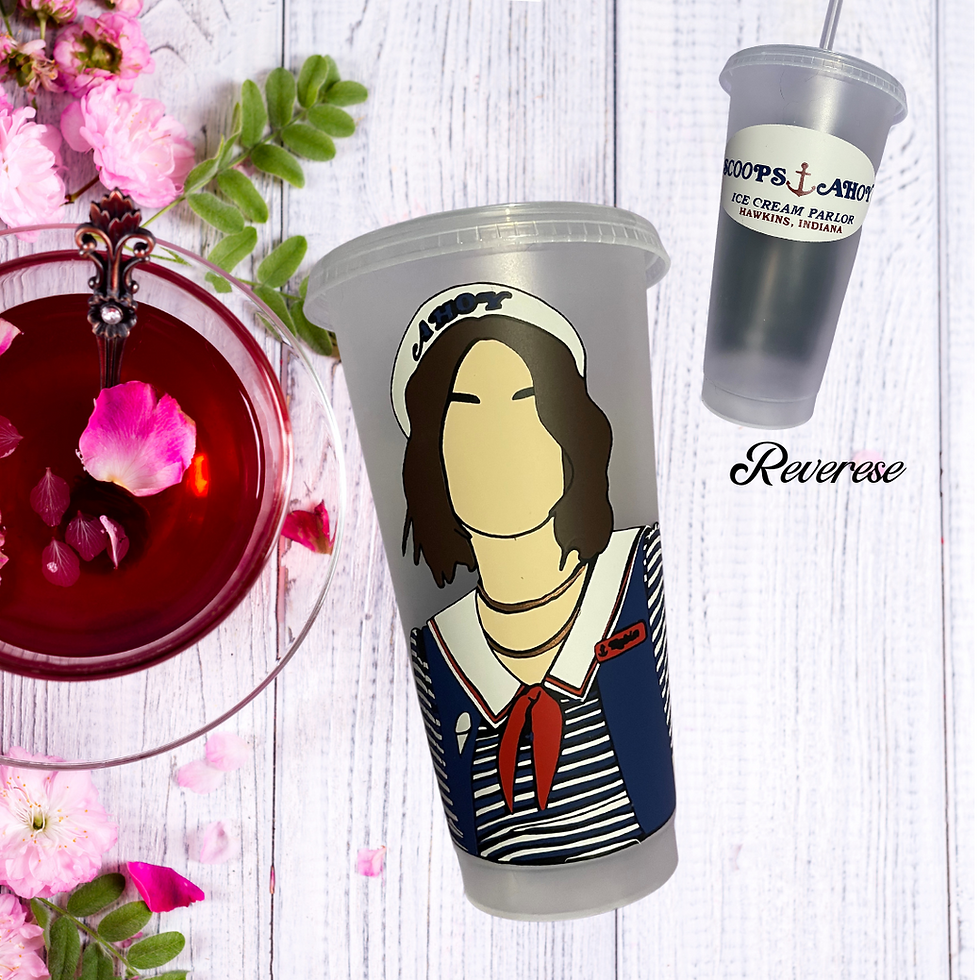 Robin Scoops outfit - Stranger Things Character cup 24oz