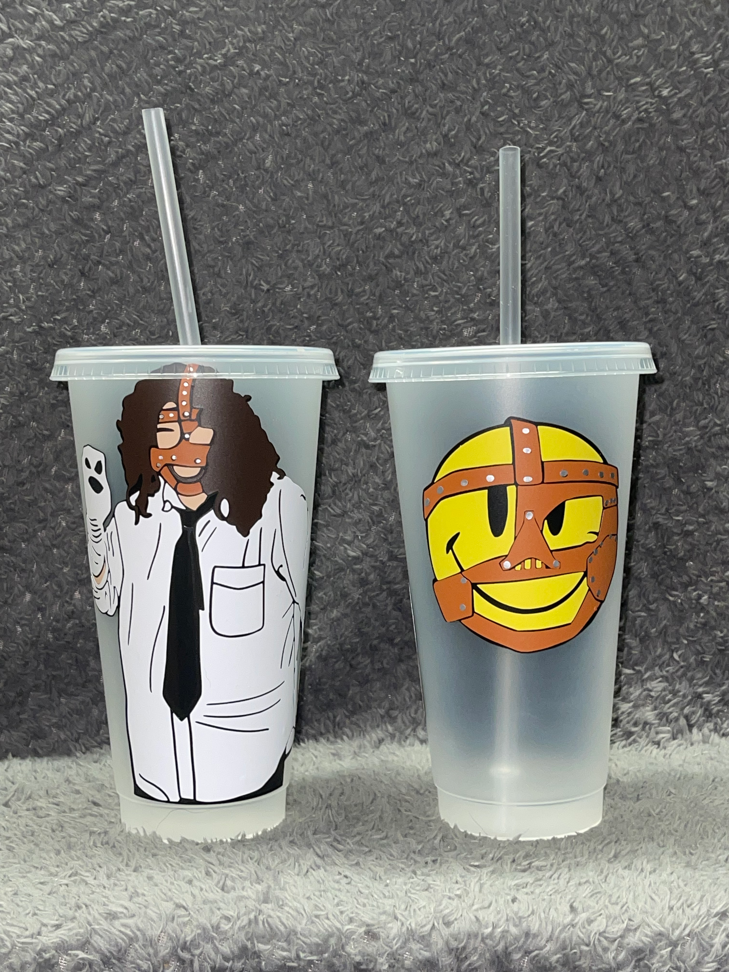 Mick Foley as Mankind 24oz cold cup