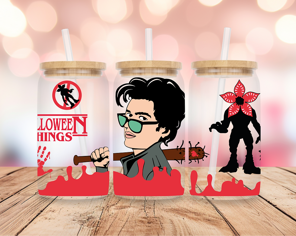 Stranger Things Steve Can glass