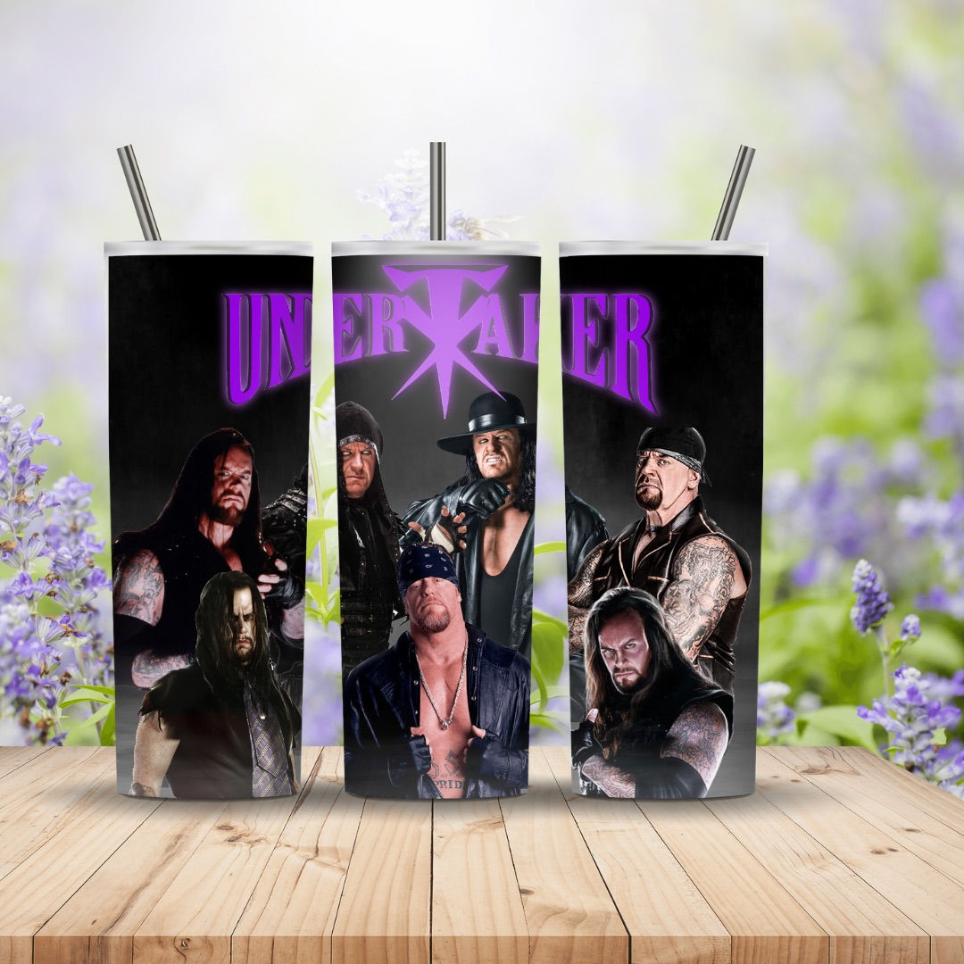 Undertaker inspired 20oz insulated tumbler