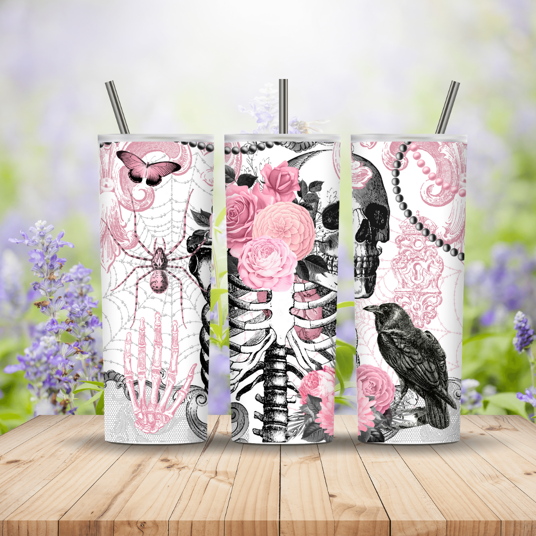 Pink gothic valentine 20oz Tumblers