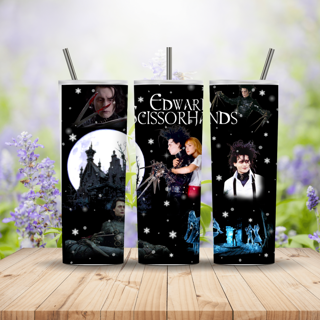 Edward Scissorhands 20oz tumbler