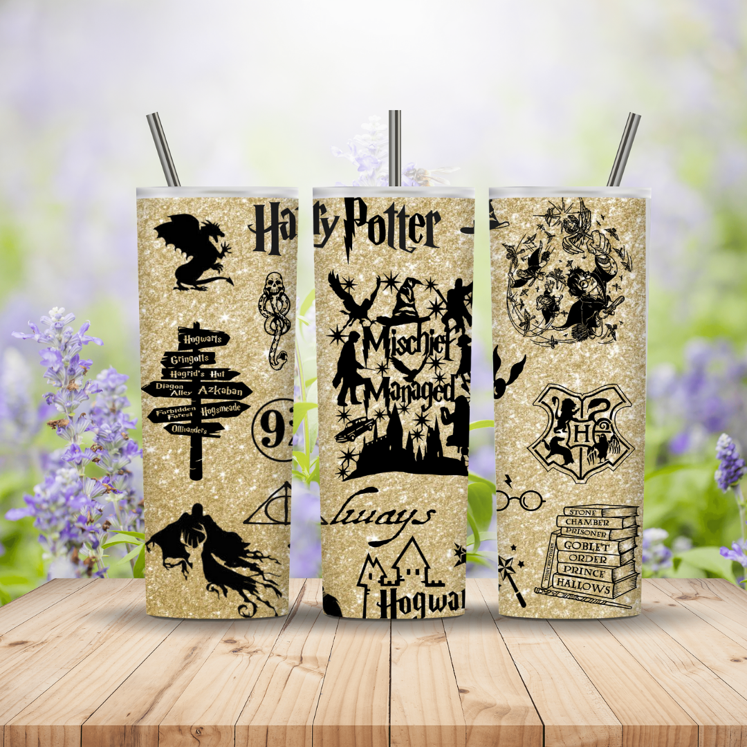 Harry Potter Marauders map inspired 20oz Tumbler