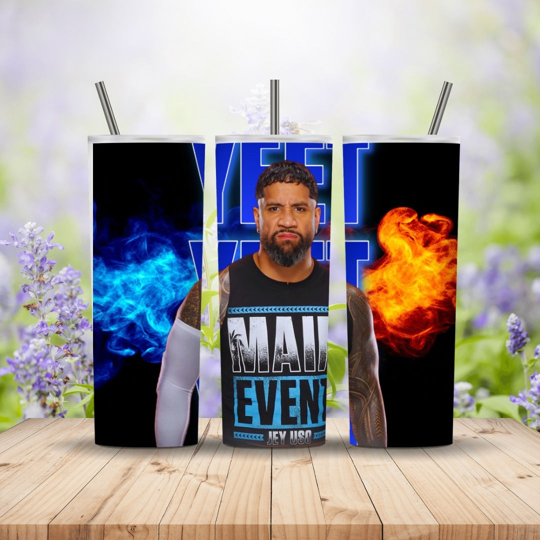 Jey Uso inspired 20oz insulated tumbler