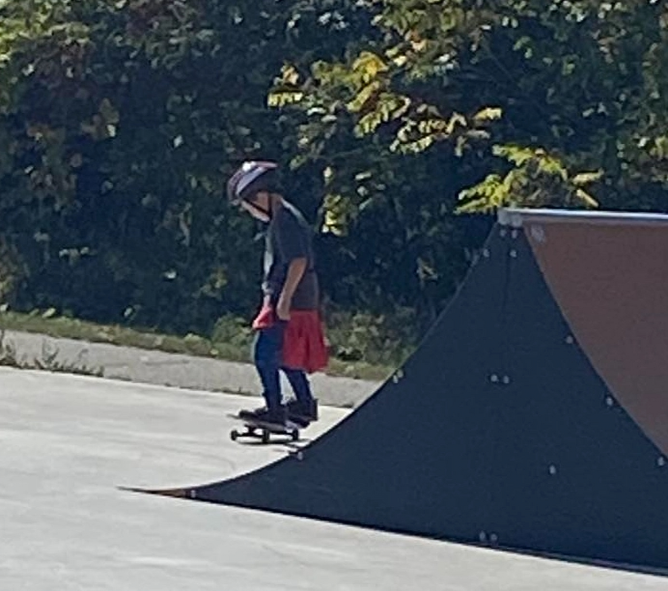 Mason at the skate park