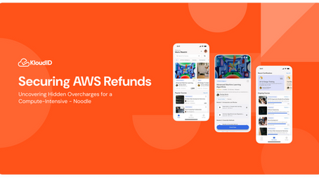 Securing AWS Refunds: Uncovering Hidden Overcharges for Noodle's Online Education Platform