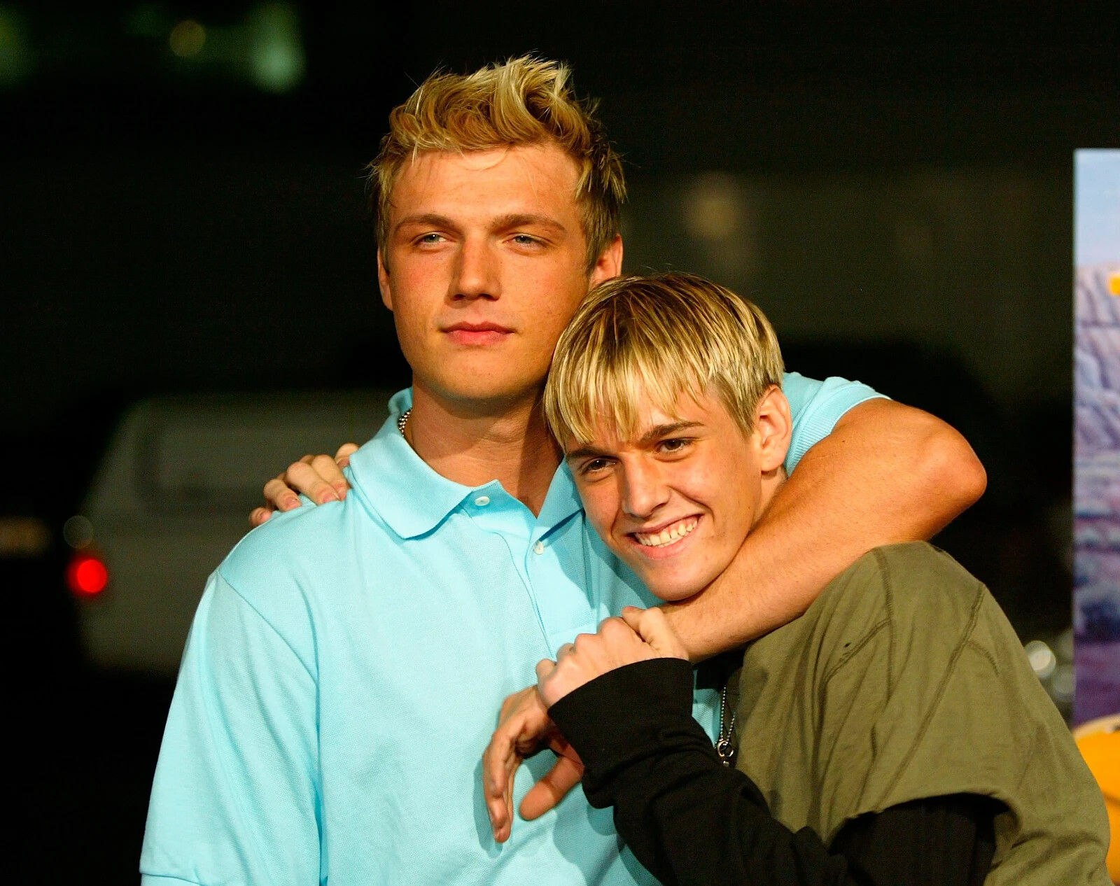 AARON CARTER & NICK CARTER 8x10 Glossy Photo