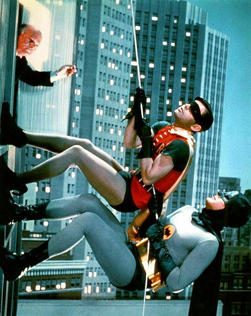 Batman and Robin Adam West Burt Ward TV SHOW 5x7 Photo