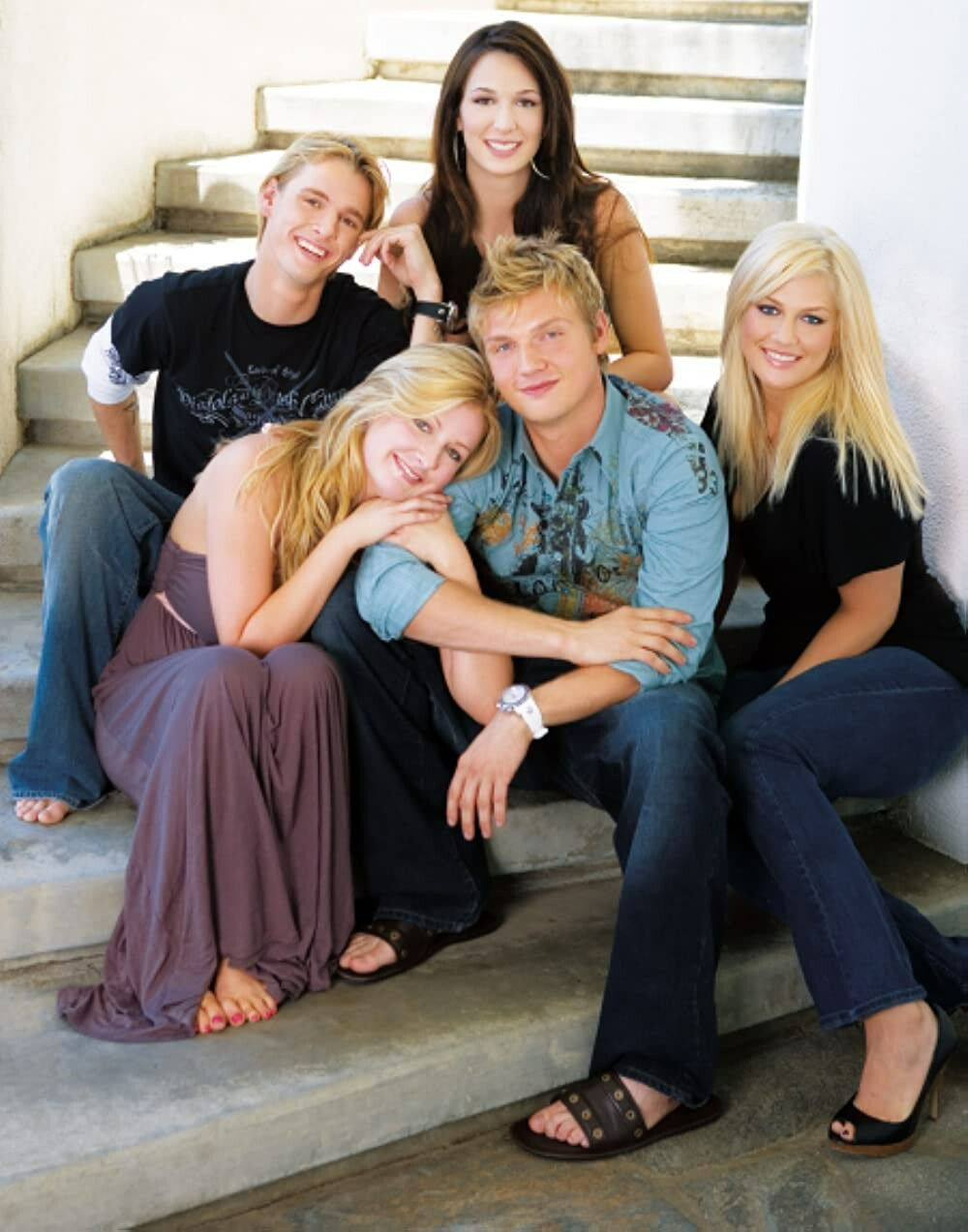 AARON CARTER, ANGEL CARTER, LESLIE CARTER, & NICK CARTER 8x10 Glossy Photo
