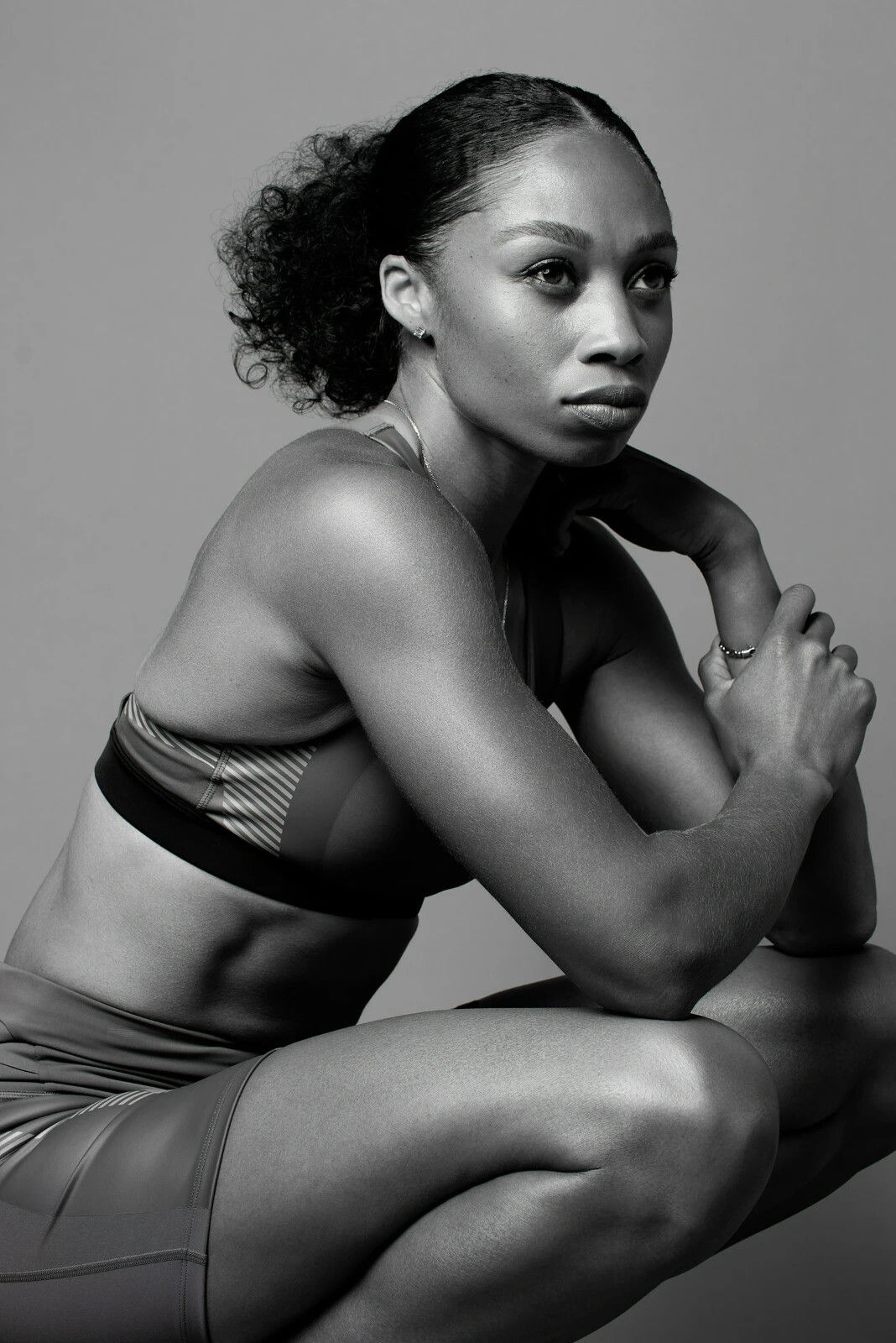 BEAUTIFUL RUNNER ALLYSON FELIX 5X7 Photo