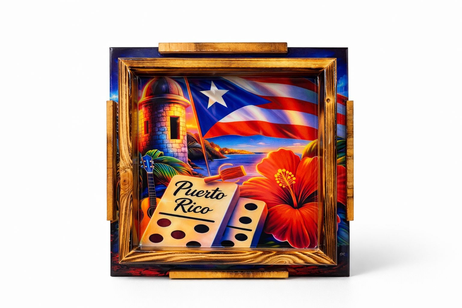 Mini mesa viajera domino