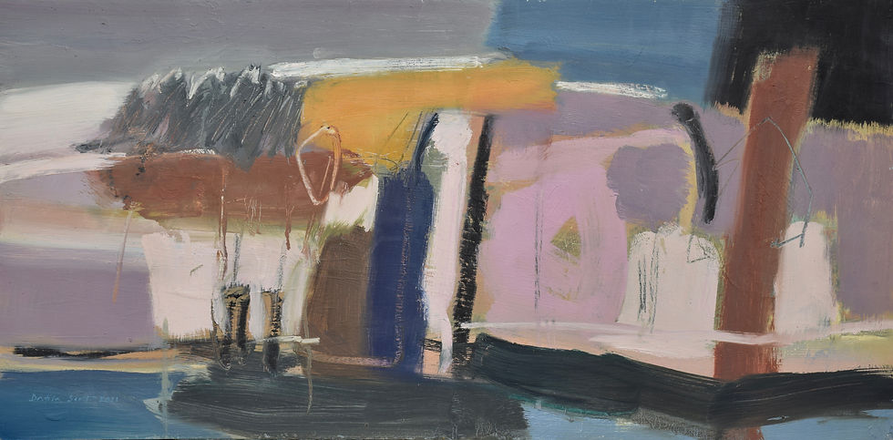 As the light falls in winter