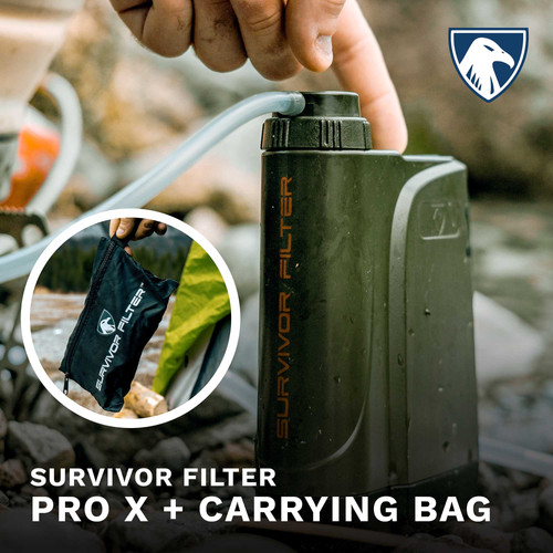 SURVIVOR FILTER PRO X Outdoor Electric Water Filter Survival Instinct